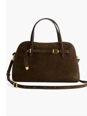 Madewell The Belted Suede Satchel $218